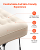 Air Mattress with Frame, Inflatable 2 Person Camping Cot with Built-in Pump, Portable Folding Air Beds Supports 600 lbs