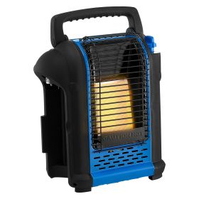 Portable Propane Heater, 9000BTU Forced Radiant Space Heater with Stepless Temp Settings & Tip-over Protection, Portable Garage/Shop for Sports