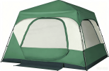6 Person Instant Cabin Tent - Easy Setup Pop Up Tent for Family Camping
