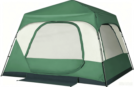 6 Person Instant Cabin Tent - Easy Setup Pop Up Tent for Family Camping