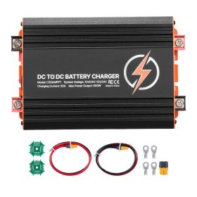 DC to DC Charger with MPPT, 650W, 50A On-Board Battery Charger, Solar Panel/Alternator Dual Input