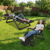 Outdoor folding lounge chair, dual-purpose chair, multi-scenario use, no cotton padding