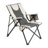 Folding Camping Chair, 3 Reclining Positions, Outdoor High Back Camping Chair, 260lbs Weight Capacity