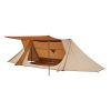 Camping Hot Tent, Lightweight Bushcraft Tent with Stove Jack & 2 Tarp Poles, Waterproof Winter Hot Tents Shelters