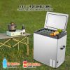 Car Refrigerator, 12 Volt Car Refrigerator Fridge, 70 L Single Zone Portable Freezer, -4-68 F Adjustable Range