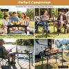 Household Portable Folding Camping Table with Storage Net