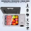Portable Car Refrigerator, 12 Volt Car Refrigerator Fridge, 25 L / 26.4 QT Single Zone Portable Freezer, -4-68 F Adjustable Temperature
