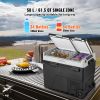 Portable Car Refrigerator, 12 Volt Car Refrigerator Fridge, 58 L / 61.5 QT Dual Zone Portable Freezer, -4 to 68 F Adjustable Temperature