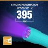 Black Light Flashlight 6 Pack, UV Mini Flashlight, 9-Led 395nm Detector for Pet Urine, Stains, Scorpions, 18 AAA Batteries Included