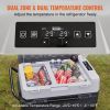 Car Refrigerator, 12 Volt Car Refrigerator Fridge, 56 QT/53 L Dual Zone Portable Freezer, -4-50 Fahrenheit Adjustable Range