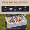 Car Refrigerator, 12 Volt Car Refrigerator Fridge, 58 QT/55 L Dual Zone Portable Freezer, -4-50 Fahrenheit Adjustable Range
