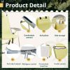 Same Code2801887163*70*99cm Heightened Oxford Cloth Silver White Aluminum Tube Bearing 100kg Beach Chair Yellow