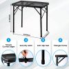 Camping Table, Folding Grill Table 2Ft, Portable Outdoor BBQ & Picnic Table, Easy Storage, Black