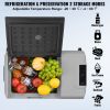 Car Refrigerator, 12 Volt Car Refrigerator Fridge, 30 L Single Zone Portable Freezer with Wheels and Handle, -4-68 F