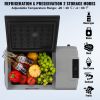 Car Refrigerator, 12 Volt Car Refrigerator Fridge, 40 L Single Zone Portable Freezer with Wheels and Handle, -4-68 F