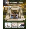 Pop up Bubble Tent, 10 x 9.2 ft Waterproof & UV-Resistant, Clear Camping Tent Shelter, Outdoor Garden Dome Igloo Tents with Windows