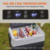 Car Refrigerator, 12 Volt Car Refrigerator Fridge, 37 QT/35 L Dual Zone Portable Freezer, -4-50 Fahrenheit Adjustable Range
