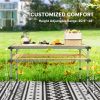 Folding Camping Table, Adjustable Height Aluminum Table, Portable Camping Table for Picnic, Beach, BBQ