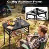 Household Portable Folding Camping Table with Storage Net