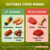 2 PCS Skewers for Grilling, Kabob Skewers with Wood Handle, Reusable BBQ Barbecue Sticks for Marshmallow, Hot Dog, Meat, Vegetable