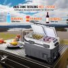 Portable Car Refrigerator, 12 Volt Car Refrigerator Fridge, 40 L / 42.3 qt Dual Zone Portable Freezer, -4-68 F Adjustable Temperature