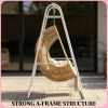 Hammock chair frame, egg chair, load-bearing frame, white