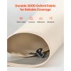 Sun Shade Sail Canopy Covers, Fit for 6 x 6 ft Screen House Tent, Sun Protection, 5.51 x 5.71 ft 300D Oxford Silver-Coated Fabric