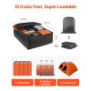 Car Rooftop Cargo Carrier Bag, 15 Cubic Feet Car Roof Cargo Carrier