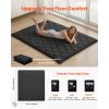 Japanese Tatami Mat, Queen Size Foldable Japanese Tatami Mattress, Futon Mattress with Storage Bag & Fastener, 9-Layer Floor Mat for Sleeping, Dorm