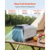 Portable Camping Air Conditioner 3050 BTU, Tent AC Unit with Hose, Remote & Touch Control, 61–90°F Adjustable, 150 m³/h High Airflow, Low Noise