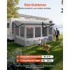 RV Awning Sun Shade Room - Compatible with 16 -17 ft Awnings, RV Awning Sun Shading Room with Door & Ventilated Mesh Windows