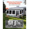 RV Awning Sun Shade Room - Compatible with 16 -17 ft Awnings, RV Awning Sun Shading Room with Door & Ventilated Mesh Windows