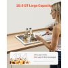 Drop in Ice Chest, 18"L x 12"W x 15"H Stainless Steel Drop in Cooler, 28.6 Quart Commercial Ice Bin with Sliding Lid for Outdoor Kitchen Patio Bar