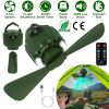 Fresh Fab Finds Portable Camping Ceiling LED Fan 5200mAh USB Battery Powered Hanging Tent Lantern Fan Power Bank with 3 Fan Speed 3 Light Brightness S