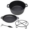 Multi-usage Dutch Oven  for Both Indoor and Outdoor