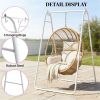 Hammock chair frame, egg chair, load-bearing frame, white