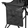 Portable Folding Bench, 6 Seat Soccer Bench with Multiple Storage Pockets & Carrying Bag, Lightweight Sideline Seating with Back Rest for Football