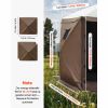 Canopy Sidewalls, 5.67 x 4.85 ft, Canopy Tent Walls with Waterproof and Sunlight Protection Layer, One-Sided Window Design