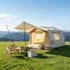 8 m ² Inflatable Tents for Camping with canopy, Blow Up Tent with Hand Pump, Easy Setup InflatableTent 4 Season Tent