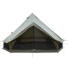 13.1FT Oxford Bell Tent for Family Camping Spacious Yurt Tent with Stove Jack, 4 Season Glamping Shelter, Waterproof Oxford Hot Tent for 4-8 People