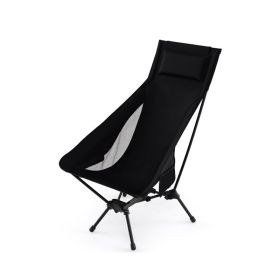 Portable Camping Chair with Compact Carrying Bag for Hiking & Trip (Type: Camping Chairs, Color: Black)