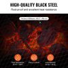 X-Marks Fire Pit Grill Grate, Round Cooking Grate, Heavy Duty Steel Campfire BBQ Grill Grid with Handle and Support X Wire