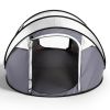 4 Person Pop Up Tent for Camping, Waterproof Instant Family Tent with Front Awning, Automatic Tent Throw Pop Up Instant Flip Pop Tent for Camping