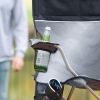 Portable Quad Camping Chair with 4-Can Cooler, Cushioned Seat & Back with Side Pockets & Cup Holder, Carry Bag Included