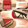 Portable Zero Gravity Chair with Cup Holder And Tray Backrest Adjustable Outdoor Recliner Camping Lawn Furniture