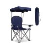 Portable Folding Beach Canopy Chair with Cup Holders for Beach, Picnic, Fishing and Football Games