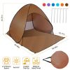 Pop Up Beach Tent Sun Shade Shelter Anti-UV Automatic Waterproof Tent Canopy for 2/3 Man w/ Net Window Storage Bag for Outdoor Beach Camping Fishing U