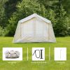 8 m ² Inflatable Tents for Camping, Blow Up Tent with Hand Pump, Easy Setup InflatableTent 4 Season Tent